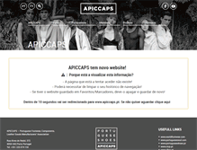 Tablet Screenshot of apiccaps.pt